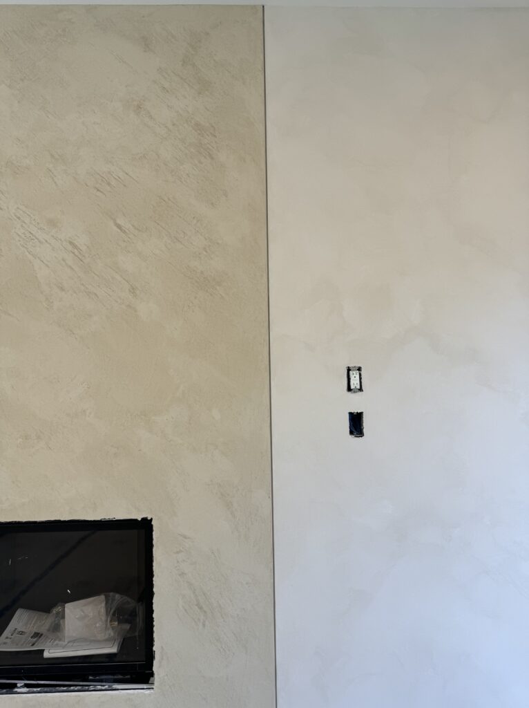 Venetian plaster wall finish Toronto residential