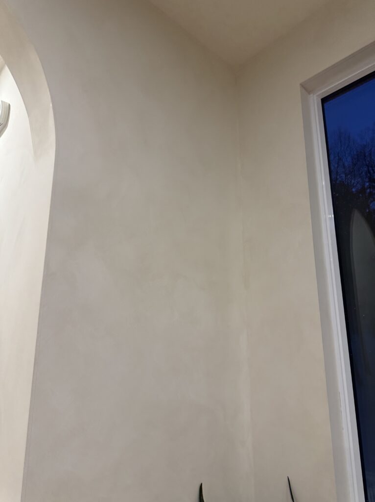 Limewash wall finish Toronto interior design